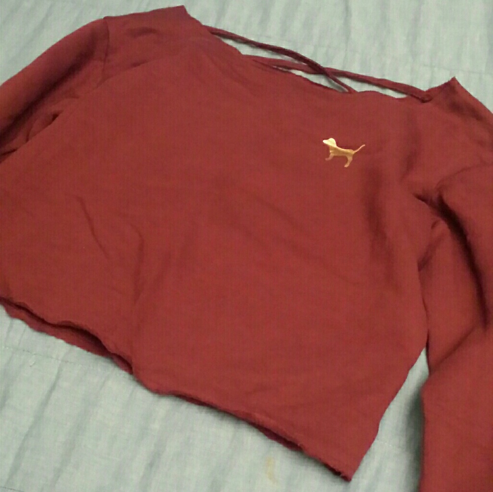 Long sleeve crop top